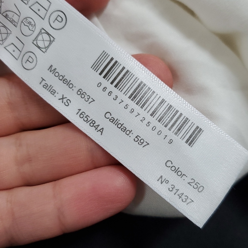 Massimo Dutti Linen Blend Peasant Dress 6637 - Picture 8 of 14